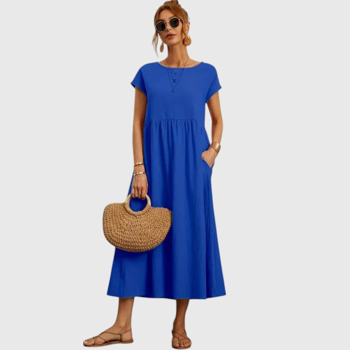 Fenella | Confortável Vestido Midi