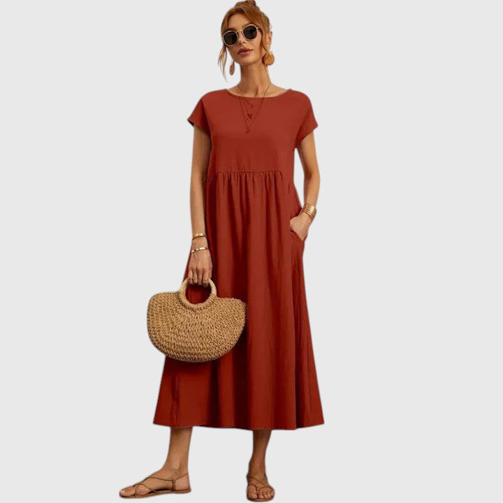 Fenella | Confortável Vestido Midi