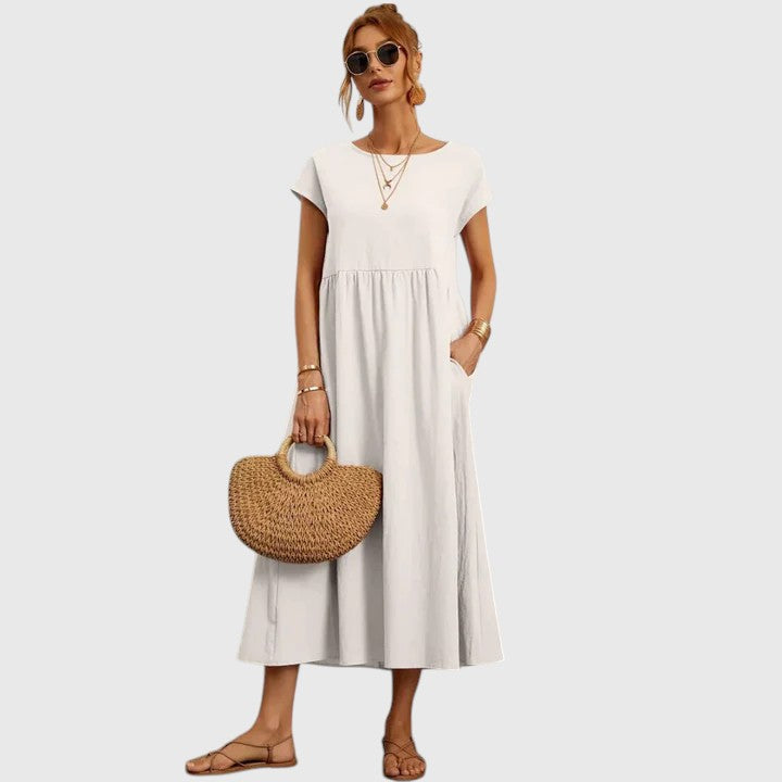Fenella | Confortável Vestido Midi