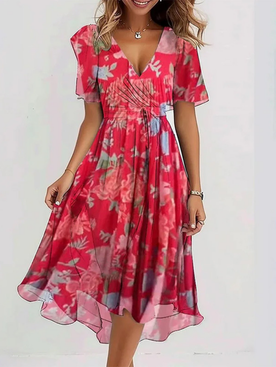 Matilda™ | Summer Dress With Tummy Control