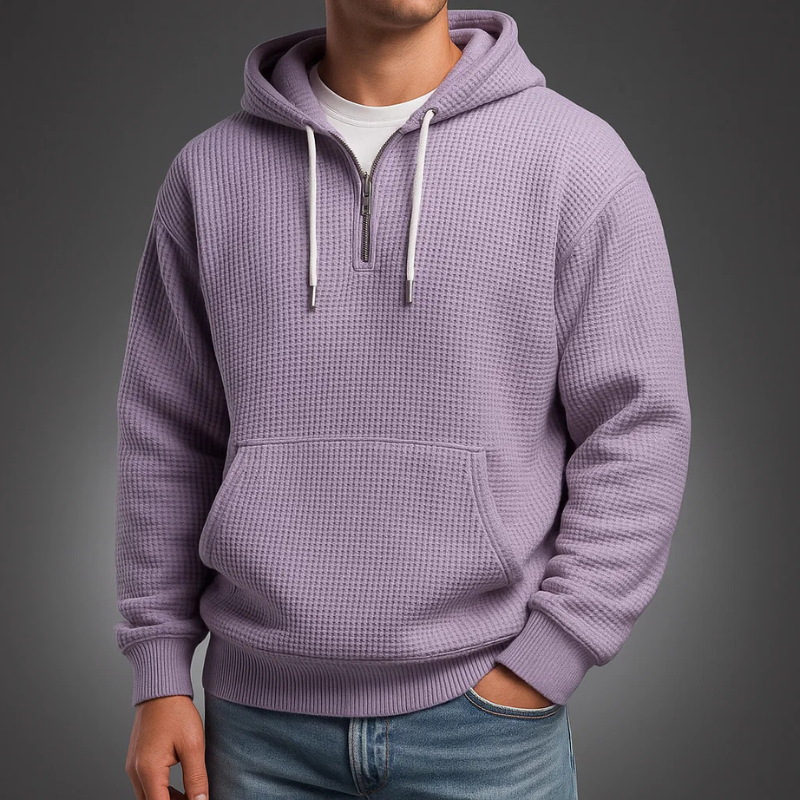 Rowan | MEN'S WAFFLE KNIT HOODIE