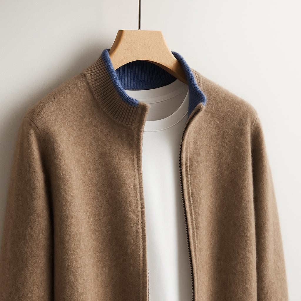 Noel | KNITTED JACKET WITH ZIP