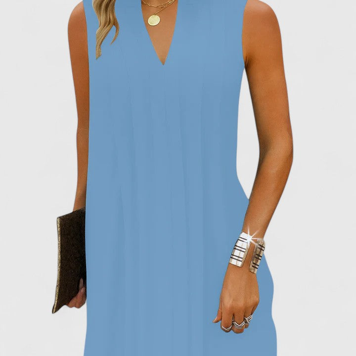 Clarhild™ | Elegant Flattering V-Neck Dress