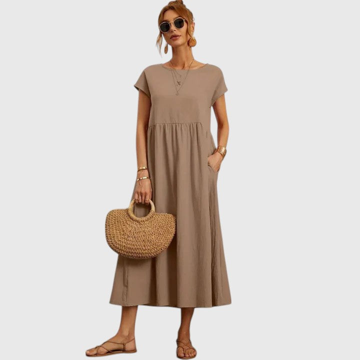 Fenella | Confortável Vestido Midi