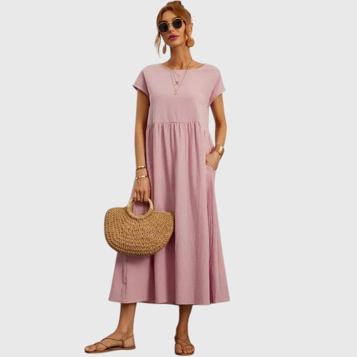 Fenella | Confortável Vestido Midi