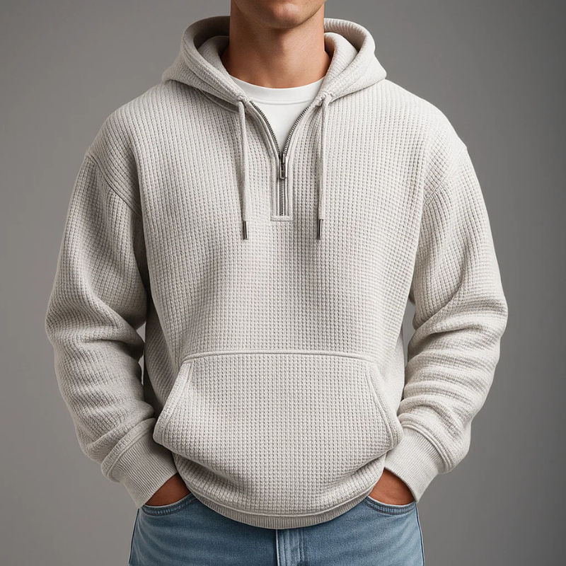 Rowan | MEN'S WAFFLE KNIT HOODIE