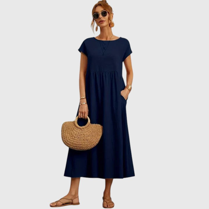 Fenella | Confortável Vestido Midi