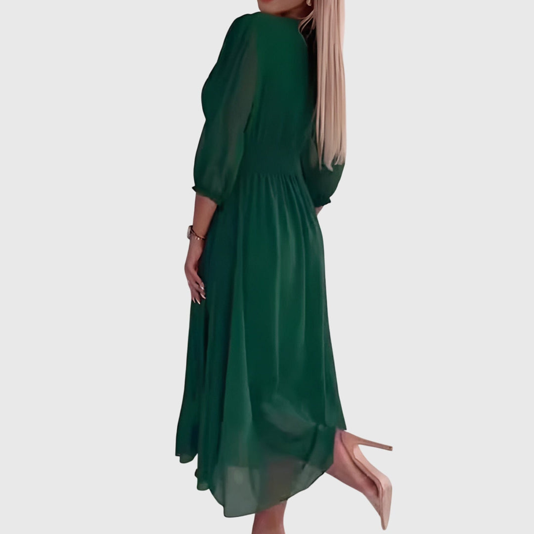 Chloe™ | Vestido de chiffon leve e sedoso