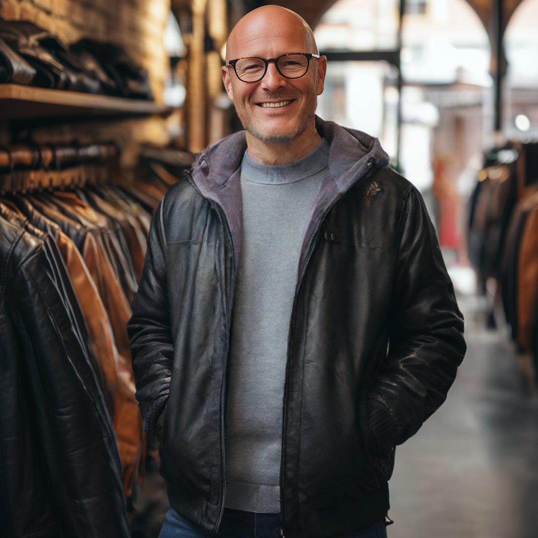 William | Classic Leather Jacket