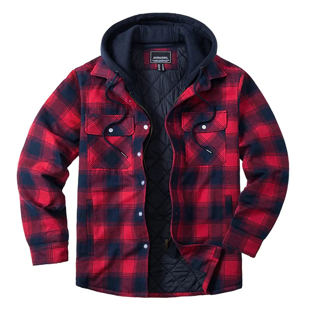 Joel | Checked Hooded Jacket