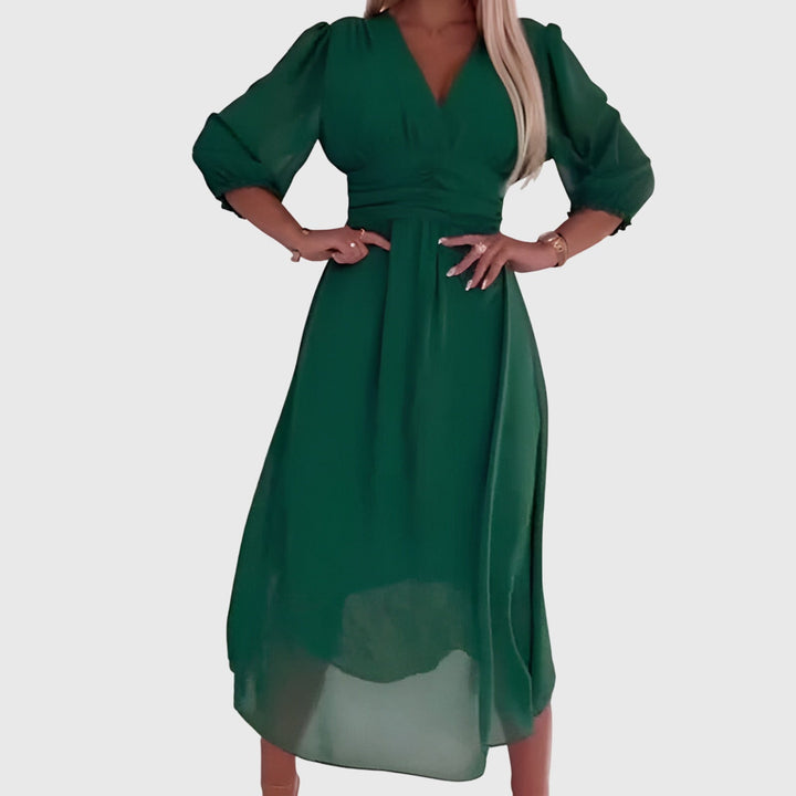 Chloe™ | Vestido de chiffon leve e sedoso