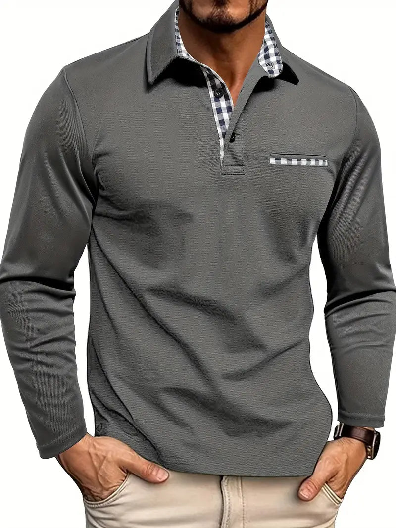 Leon | Long Sleeved Polo Shirt