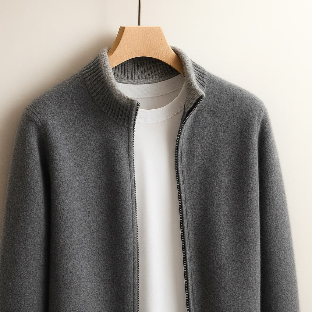 Noel | KNITTED JACKET WITH ZIP